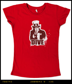Uncle Sam Womens Scuba Diving T-shirt image 6