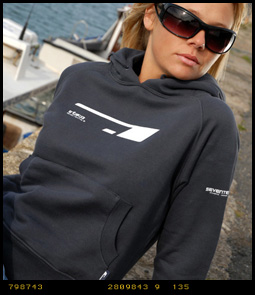 .7 Logo Womens Superior Scuba Divers Hooded Sweatshirt image 3