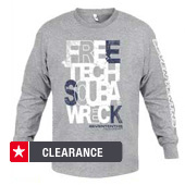FREE-TECH-SCUBA-WRECK Longsleeve T-shirt
