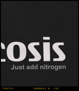 Narcosis - Just Add Nitrogen Women's Womens Scuba Diving T-shirt image 3