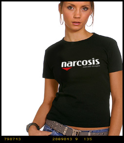 Narcosis - Just Add Nitrogen Women's Womens Scuba Diving T-shirt image 4