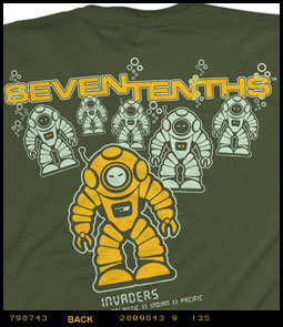 Innerspace Invaders Scuba Diving T-shirt image 10