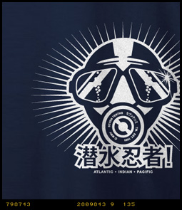 Ninja Diver Longsleeved Scuba Diving T-shirt image 4