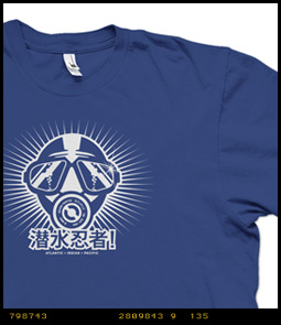 Ninja Diver 275 Scuba Diving T-shirt image 8