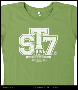 St7 Dive Womens Scuba Diving T-shirt image 7