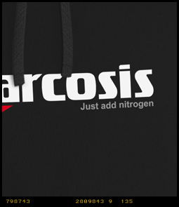 Narcosis Mens Scuba Divers Hooded Sweatshirt image 4